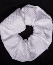 Scrunchie Vintage Devise White