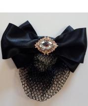 Hairbow with Bun net Regency Rose Gold